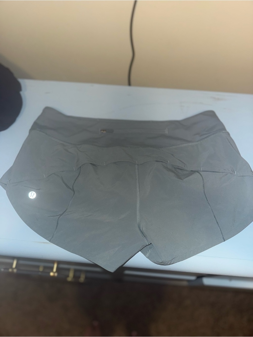 lululemon athletica Women's Charcoal Gray Athletic Shorts